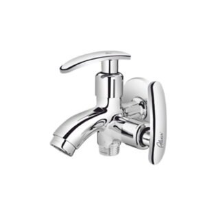 Alixir - NANO Series - 2 Way Bib Cock with Wall Flange