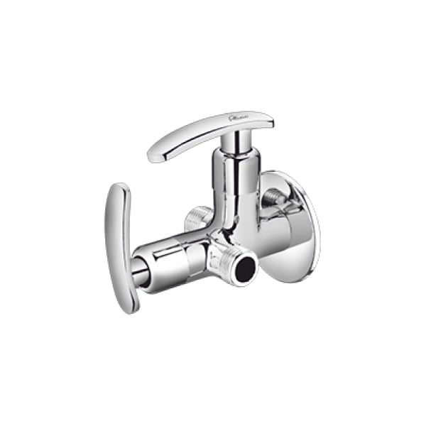 Alixir - NANO Series - 2 Way Angular Stop Cock with Wall Flange