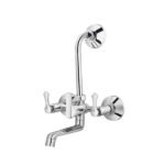 Alixir - CRYSTAL Series - Wall Mixer with Bend for Overhead Shower