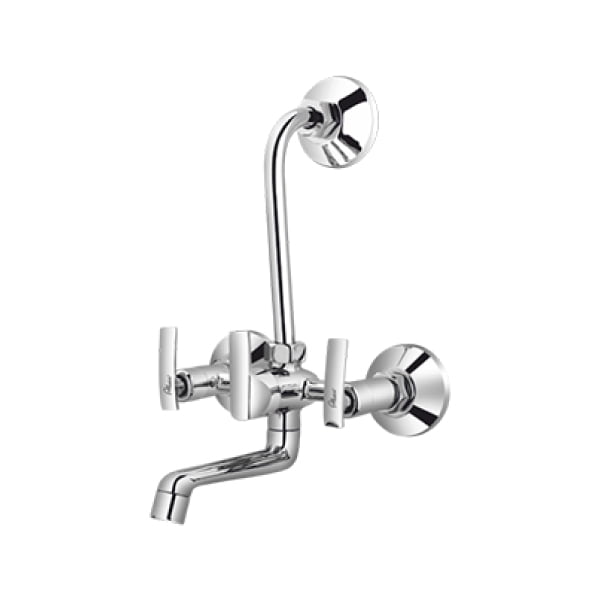 Alixir - HDS Series - Wall Mixer with Bend for Overhead Shower