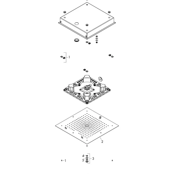 Hansgrohe - Overhead shower 400 1jet - Art no 26252000 - Image 5
