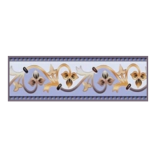 Drashti Ceramic - Digital Border Tiles - 250 x 75 mm - 3001