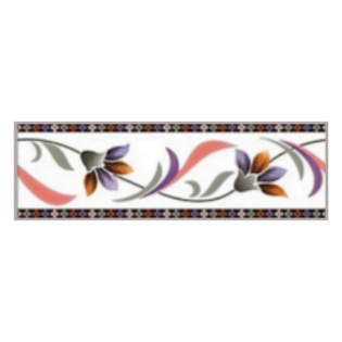 Drashti Ceramic - Digital Border Tiles - 250 x 75 mm - 3007