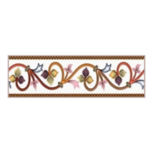 Drashti Ceramic - Digital Border Tiles - 250 x 75 mm - 3011