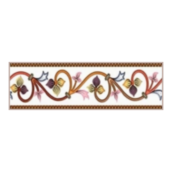 Drashti Ceramic - Digital Border Tiles - 250 x 75 mm - 3011