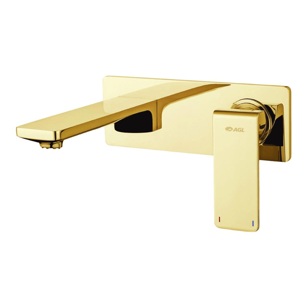 AGL Bathware - Denver Golden Series - Single Lever Built-In Basin Mixer 301213GL