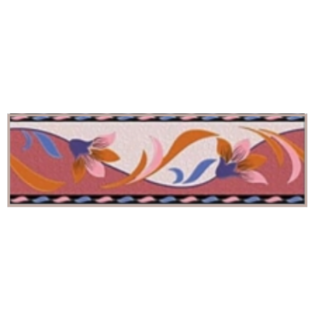 Drashti Ceramic - Digital Border Tiles - 250 x 75 mm - 3014