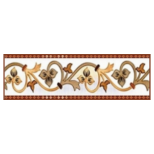 Drashti Ceramic - Digital Border Tiles - 250 x 75 mm - 3015