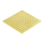 AGL Bathware - Denver Golden Series - 12"x12" Overhead Rain Shower 301662GL