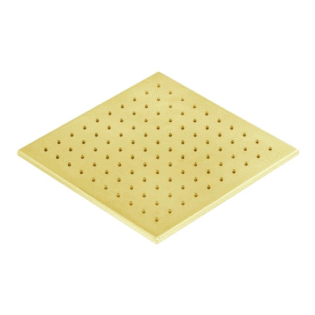 AGL Bathware - Denver Golden Series - 12"x12" Overhead Rain Shower 301662GL