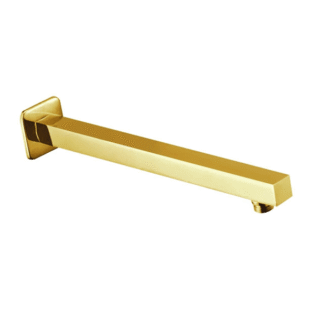 AGL Bathware - Denver Golden Series - Shower Arm 18" Square 301664GL