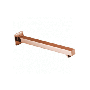 AGL Bathware - Denver Rose Series - Shower Arm 18" Square 301664RG