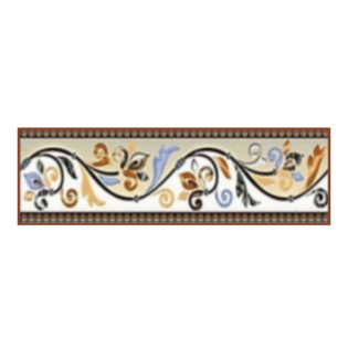 Drashti Ceramic - Digital Border Tiles - 250 x 75 mm - 3017