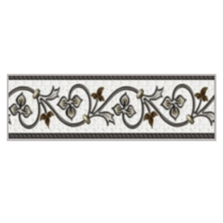 Drashti Ceramic - Digital Border Tiles - 250 x 75 mm - 3018