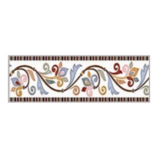 Drashti Ceramic - Digital Border Tiles - 250 x 75 mm - 3019