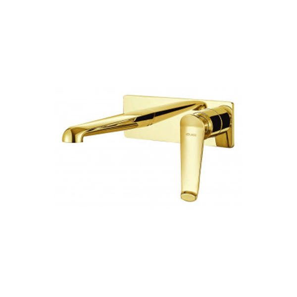 AGL Bathware - Flavia Gold Series - Single Lever Built-In Basin Mixer 302213GL