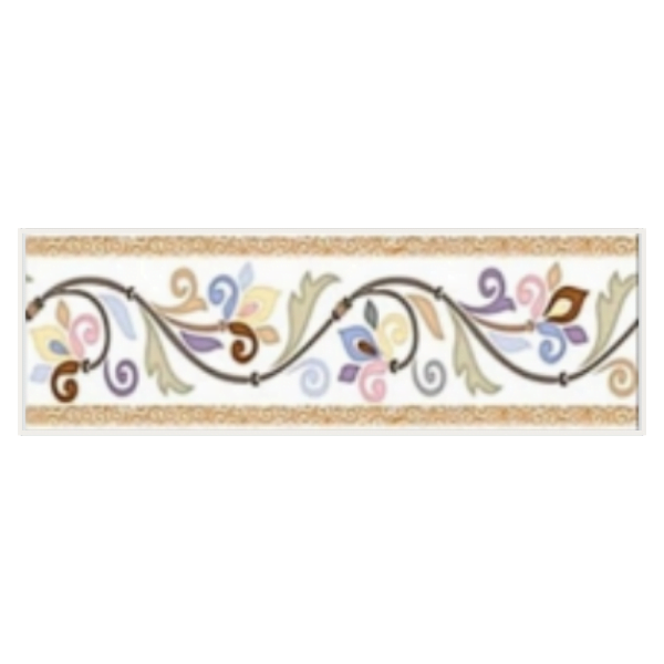 Drashti Ceramic - Digital Border Tiles - 250 x 75 mm - 3024