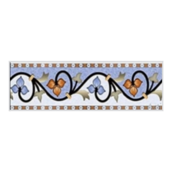 Drashti Ceramic - Digital Border Tiles - 250 x 75 mm - 3026