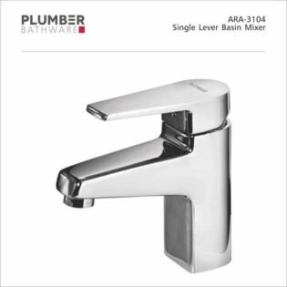 Plumber - Aura Series - Single Lever Basin Mixer - ARA-3104