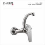 Plumber - Aura Series - Single Lever Sink Mixer Wall Mounted - ARA-3106