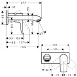 Hansgrohe - Single lever basin mixer - Art No 31085000 - Image 2