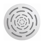 AGL Bathware - Overhead Shower - UFO 8 Inch 2mm Ultrathin 331657CP