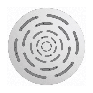 AGL Bathware - Overhead Shower - UFO 8 Inch 2mm Ultrathin 331657CP