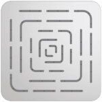 AGL Bathware - Overhead Shower - UFO 8"x8" 2mm Ultrathin 331658CP