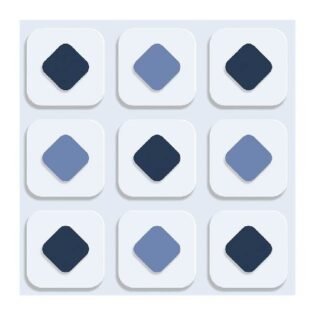 NARMADA - Polished Tiles - 3D-08 - 600 x 600 mm