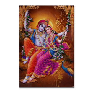 Radhe Krishna - Tactile Dekor - 1pc. - God Tiles - 4003