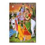 Radhe Krishna - Tactile Dekor - 1pc. - God Tiles - 4004