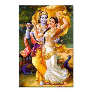Radhe Krishna - Tactile Dekor - 1pc. - God Tiles - 4007