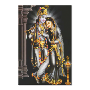 Radhe Krishna - Tactile Dekor - 1pc. - God Tiles - 4009