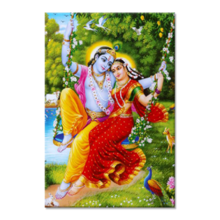 Radhe Krishna - Tactile Dekor - 1pc. - God Tiles - 4011
