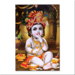 Lord Bal Krishna - Tactile Dekor - 1pc. - God Tiles - 4021