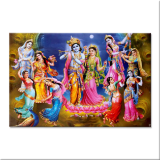 Radhe Krishna - Tactile Dekor - 1pc. - God Tiles - 4022