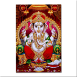 Lord Shree Ganesh - Tactile Dekor - 1pc. - God Tiles - 4103