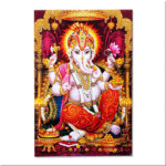 Lord Shree Ganesh - Tactile Dekor - 1pc. - God Tiles - 4105