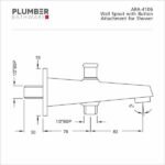 Plumber - Aura Series - Wall Spout - ARA 4106 - Image 2