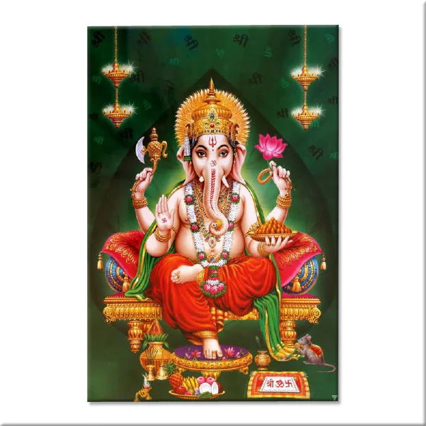 4106 Lord Shree Ganesh - Tactile Dekor - 1pc. - God Tiles - 4106
