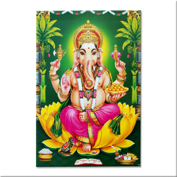 Lord Shree Ganesh - Tactile Dekor - 1pc. - God Tiles - 4108