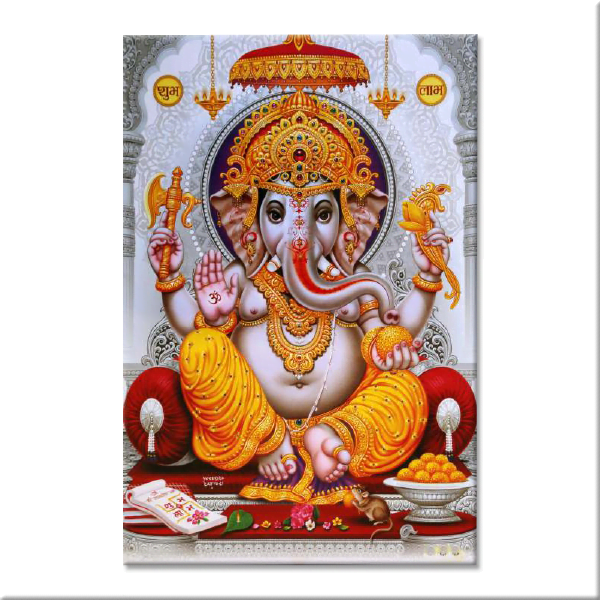 Lord Shree Ganesh - Tactile Dekor - 1pc. - God Tiles - 4109