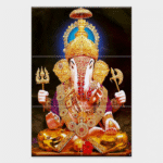 Lord Shree Ganesh - Tactile Dekor - 6pc. - God Tiles - 4112