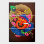 Lord Shree Ganesh - Tactile Dekor - 6pc. - God Tiles - 4113