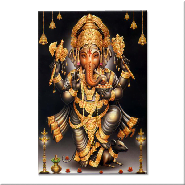 Lord Shree Ganesh - Tactile Dekor - 1pc. - God Tiles - 4114