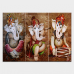 Lord Shree Ganesh - Tactile Dekor - 6pc. - God Tiles - 4117