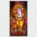Lord Shree Ganesh - Tactile Dekor - 2pc. - God Tiles - 4120