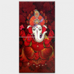 Lord Shree Ganesh - Tactile Dekor - 2pc. - God Tiles - 4121