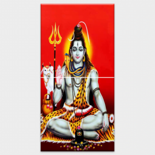 Lord Shiv - Tactile Dekor - 2pc. - God Tiles - 4201