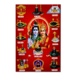Lord Shiv 12 Jyotirling - TTactile Dekor - 1pc. - God Tiles - 4210